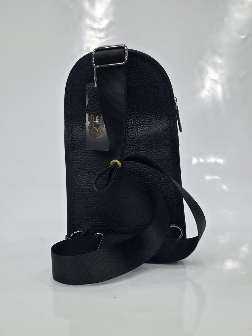 Genuine Leather Men's Shoulder and Chest Bag – Stylish and Functional Design