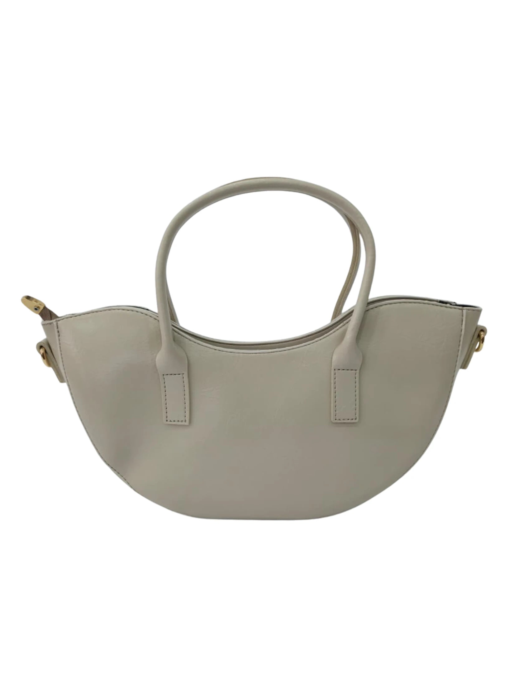 Luna Half Moon Bag – Krem