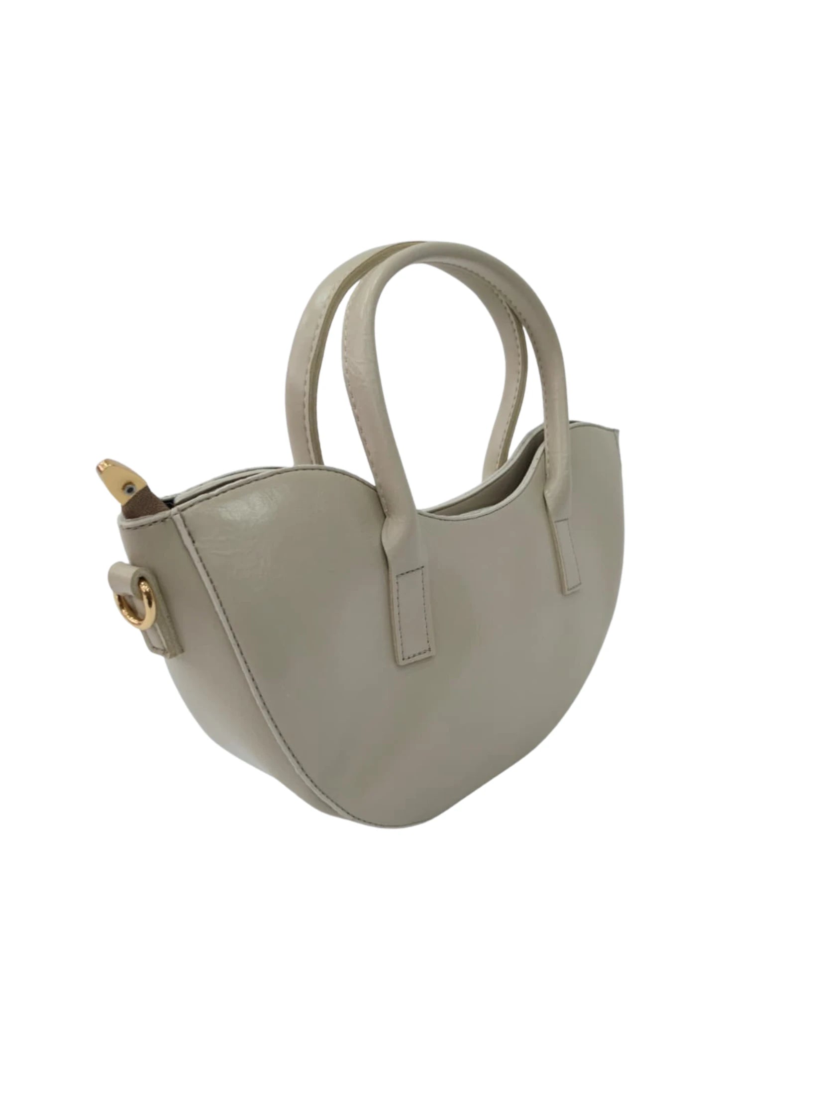 Luna Half Moon Bag – Krem