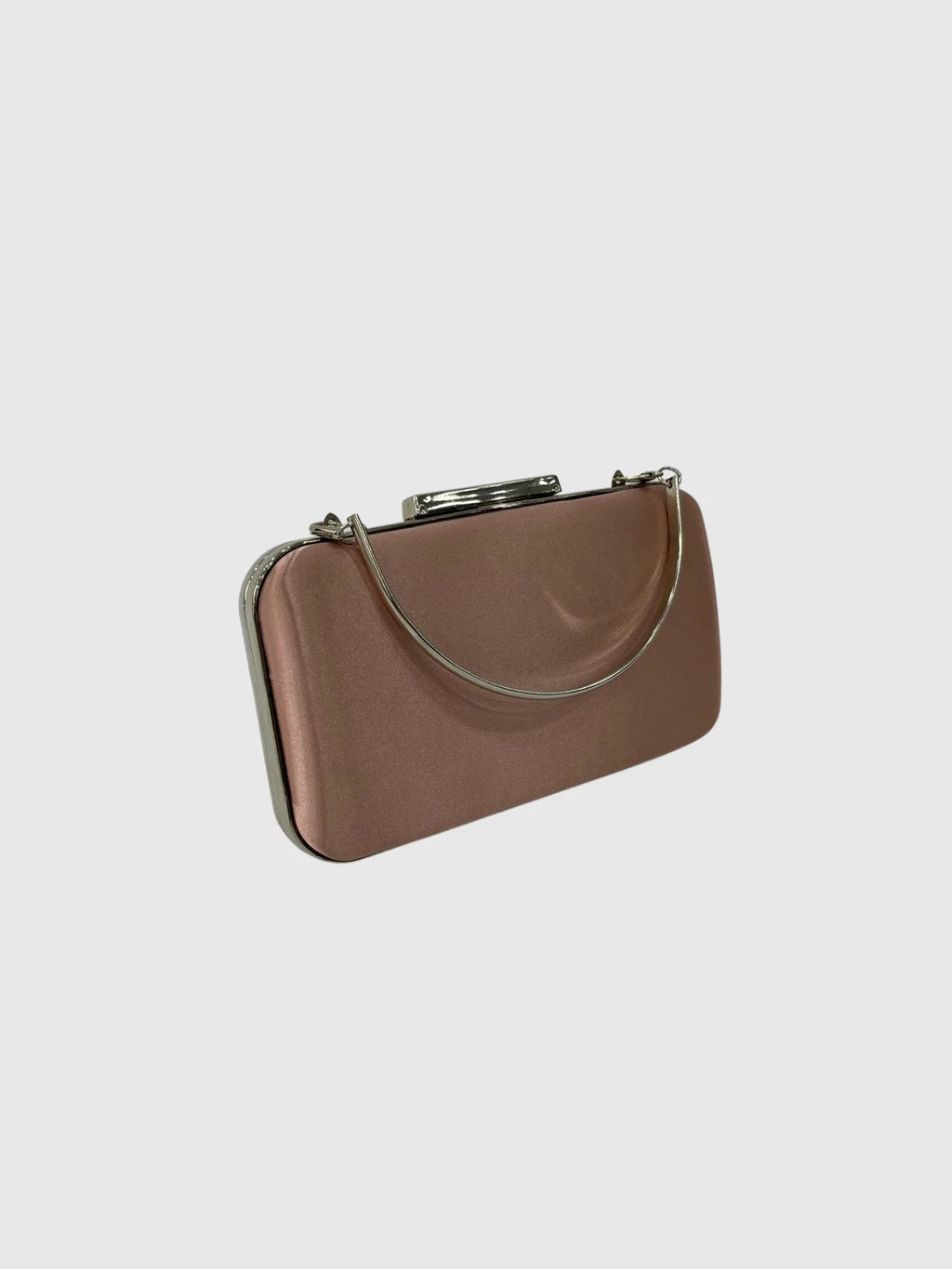 Rose Gold Metal Saplı Abiye Çanta