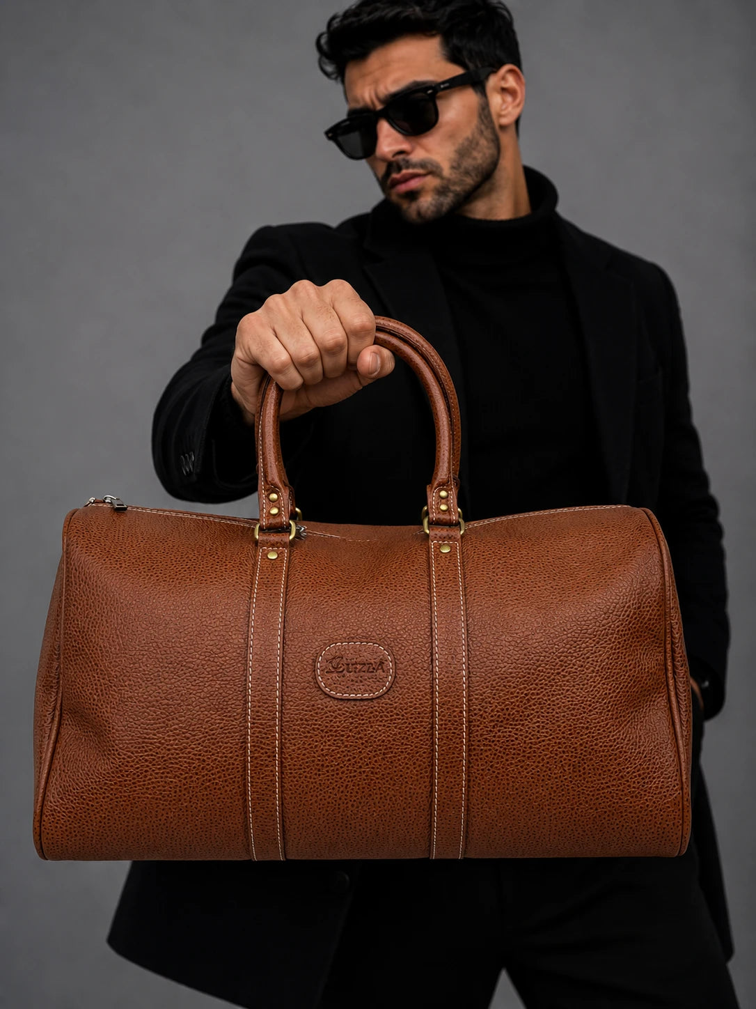 Hakiki Deri Taba Seyahat Çantası – Büyük Boy Şık Travel Bag