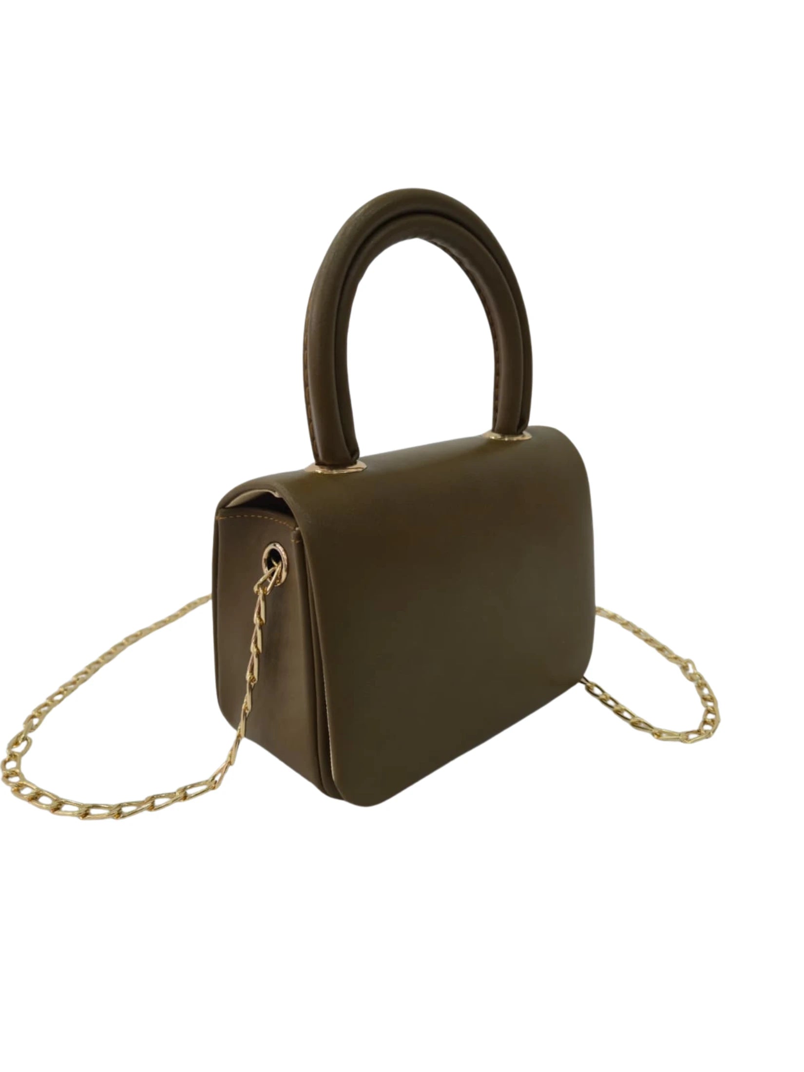 Mocha Chain Mini Bag – Kahve