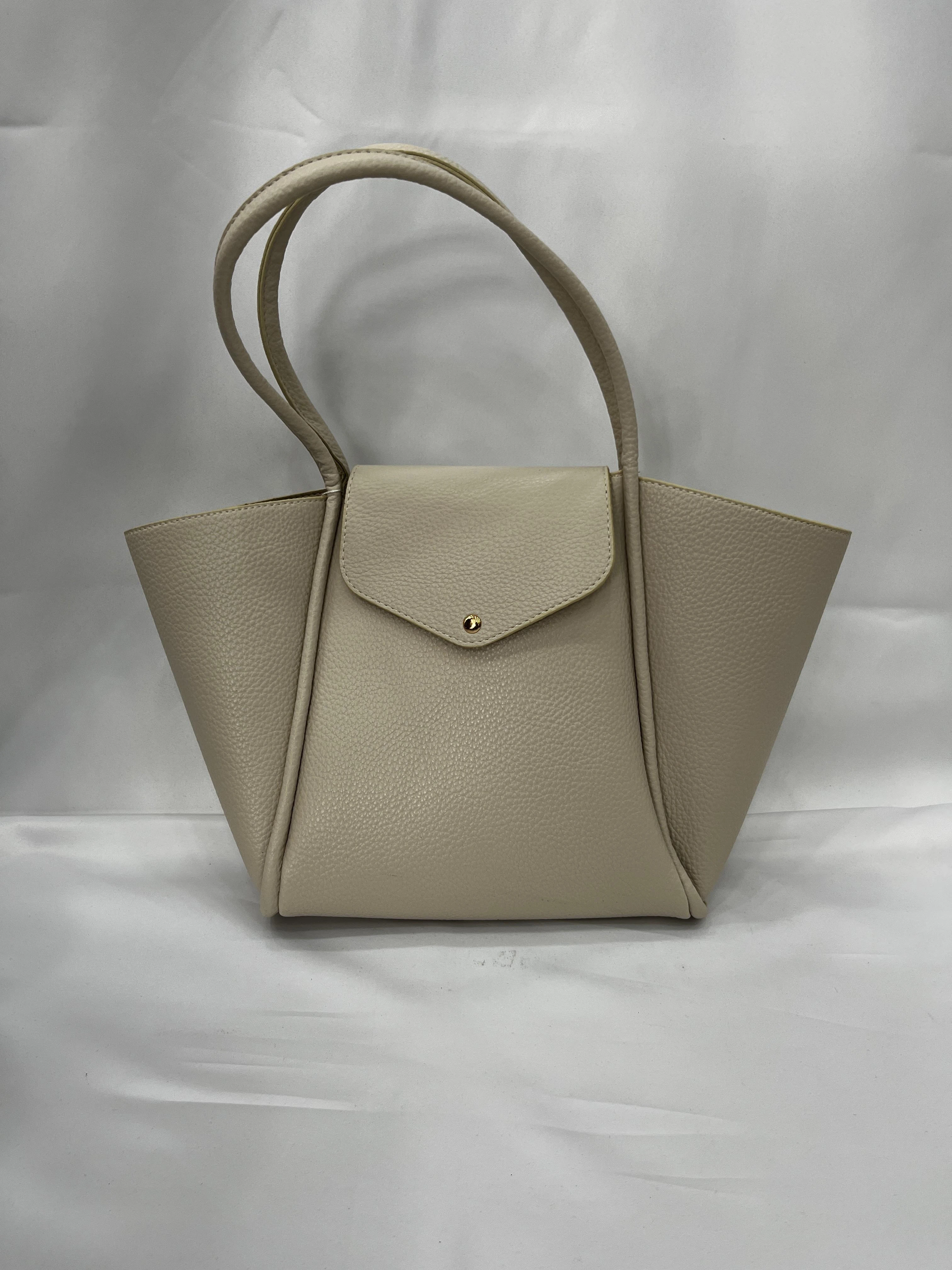 Roza Suni Deri Büyük Boy Bayan Çanta